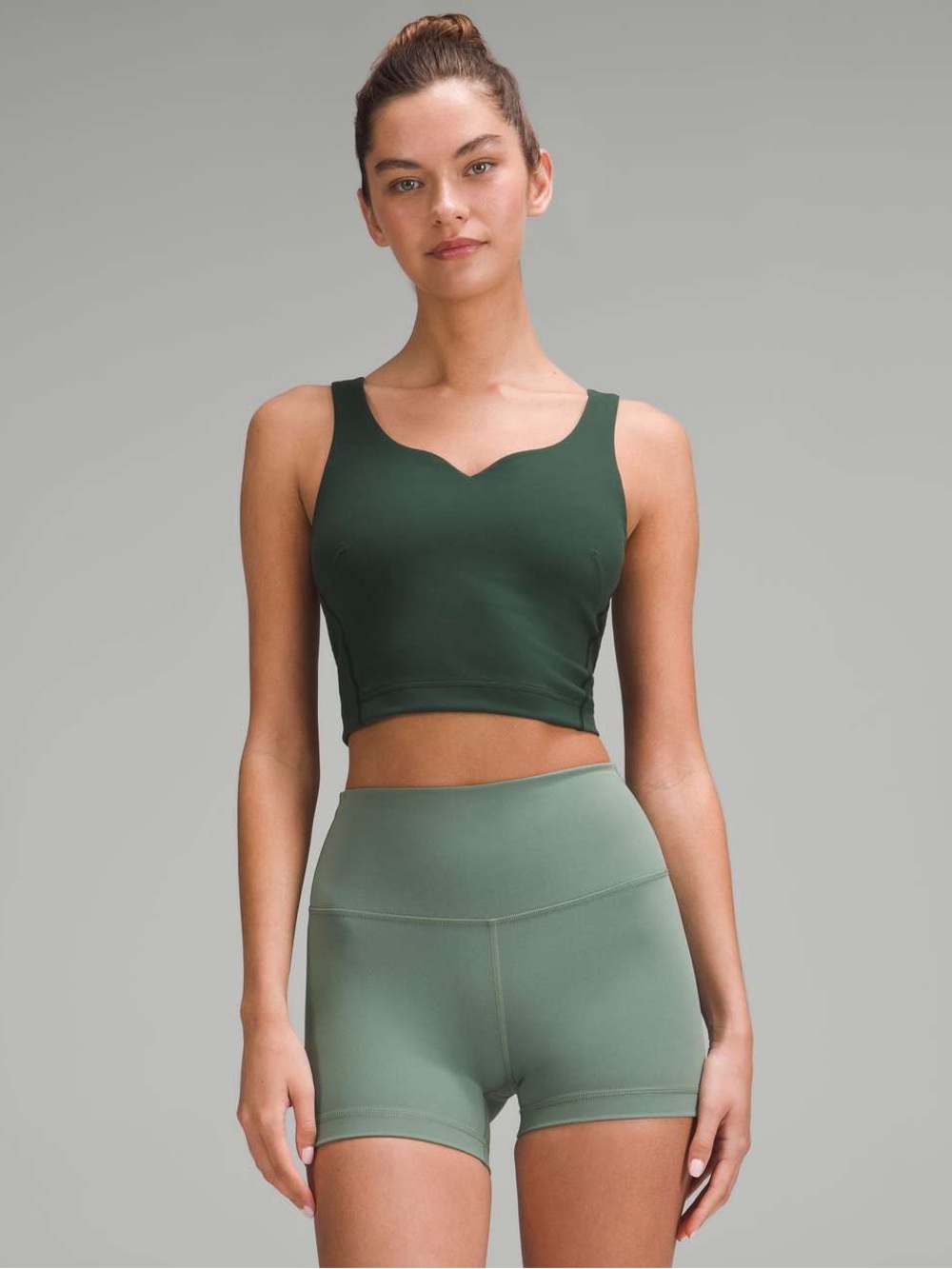 Lululemon Wunder Train Sweetheart Tank Top B/C Cup Legacy Green NWT $68 Retail